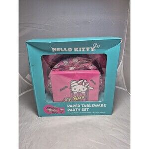 Hello Kitty Halloween Paper Tableware Party Set 16 Lunch 16 dessert 40 Napkins
